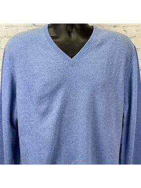 Joseph and Lyman Cashmere Sweater Bloomingdales V Neck Long Sleeve Mens M Medium